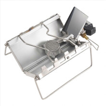 Hornillo de camping port??til para exteriores, resistente al viento, de alta potencia, tipo cassette, de gas, accesorios para picnic.