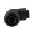 G1/4 Thread Water Cooling Fitting Thick Tube 90¡ã Right Angle Elbow (Black) 4