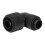 G1/4 Thread Water Cooling Fitting Thick Tube 90¡ã Right Angle Elbow (Black) 5
