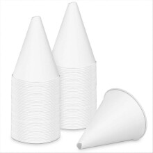 50 Pcs Paper Funnels for Motor Oil 6 Oz Engine Oil Funnel Paper Cone Funnel for Gas,Dispensers or Ki