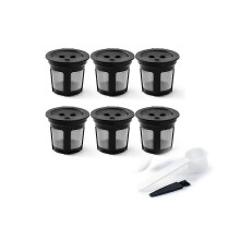 Reusable K Cups For Ninja Dual Brew Coffee Maker, Reusable K Pod With Clean Brush, Permanent K Cups