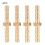 4 stuks 4-4 mm messing slangnippel verloopstuk verloopstuk verloopstekker 2