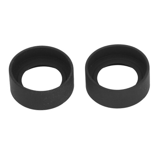 2 Pcs Stereo Microscope Eyepiece Eyeshields Rubber Flat Angle Eyepiece Guard for 40?42mm Interface 1