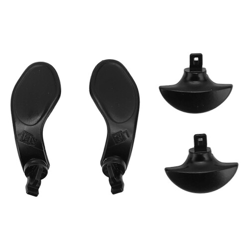 4pcs Game Controller Back Paddles Professional Replacement Metal Back Buttons for PS5 Edge Controller Black 1