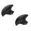 4pcs Game Controller Back Paddles Professional Replacement Metal Back Buttons for PS5 Edge Controller Black 3