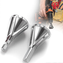 Deburring External Chamfer Tool, Deburring Tool Hard High Speed Stainless Steel Remove Burr Quickly Repairs Tools1setsilver