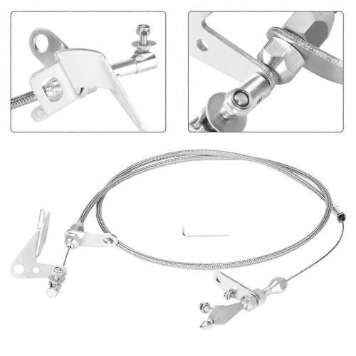 Braided Kickdown Cable Detent Mopar Transmission Trans for Ford C4 1