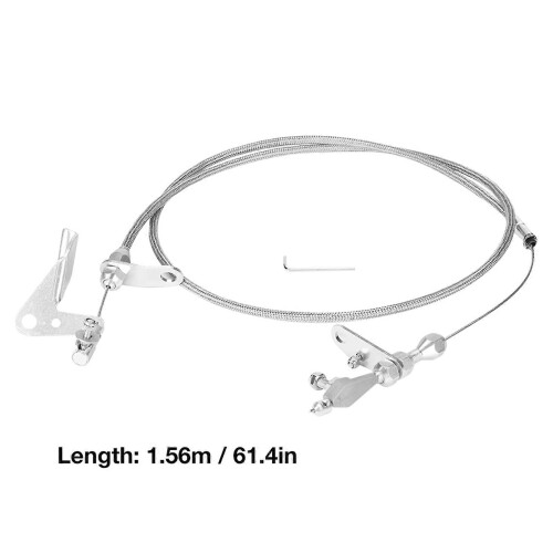 Braided Kickdown Cable Detent Mopar Transmission Trans for Ford C4 2