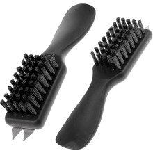 2 Stück robuste Golfschuhbürsten zur Entfernung von Schmutz und Matsch, Reinigungsborsten aus Nylon