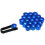 20pcs Universal 21mm Wheel Nut Covers Lug Nut Caps Screw Protector 3