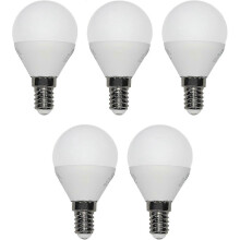 5er-Pack Energiespar-LED-Lampen E14 – 5 x 3 W – 250 lm – Warmweiß (3000 K)
