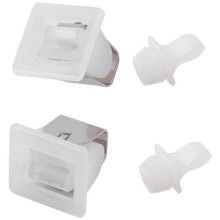 Juego de 4 piezas compatible con el kit de cierre de puerta para secadora 306436 279570, compatible con secadoras Whirlpool y Kenmore.