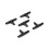 100PCS Sprinkler Irrigation T Pipe Barb Hose Fitting Joiner Drip System 5