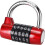 Gym Locker Lock, 5 Letter Combination Lock Password Sturdy Security Padlock (red) 1