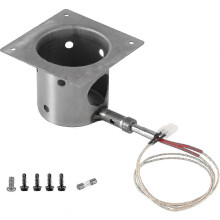 Fire Pot Burn Pot And Hot Rod Ignitor Kit Replacement For Traeger Pellet Grill With Screws And Fuse