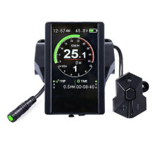 Farbdisplay P850C Tachometer mit 9-stufiger Unterstützung für Bafang Elektrofahrrad BBS01B