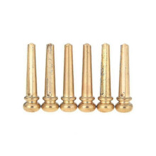 6 Pieces Brass Folk Acoustic Guitar Bridge Pin Peg Nail Metal