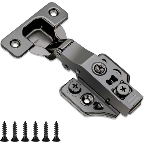 20 Pack Full Overlay Soft Close Cabinet Hinges 105 Frameless 3 Way Adjustable