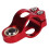 Motorcycle Damper Fork Bracket Support Holder CNC Anodized Vibrations Reduction Lightweight Steering Damper Fork Frame Mounting Clamp Red 2