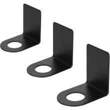 2024 Neue schwarze Wandseifenspender mit 27 mm Öffnung, Edelstahlhalterung, Badezimmerzubehör, Edelstahl-Shampoohalter für Küche und Bad