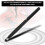 3er-Pack Touchscreen-Stifte, tragbarer Touchscreen-Stift, weicher kapazitiver Tablet-Stift 4