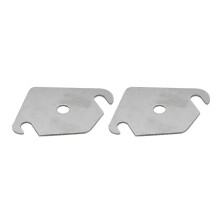 Placa de bloqueo de la v??lvula EGR para Ford Fiesta, Focus, C-Max y Fusion Plateada (1.4 1.6 Tdci, 2 placas)