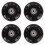 4 Stück Inline-Skate Flash Wheel Rollschuhrollen PU Ersatzrollen 69 mm 2