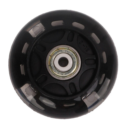 4 Stück Inline-Skate Flash Wheel Rollschuhrollen PU Ersatzrollen 69 mm 2
