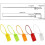 Cable Tie Tags, 100 Pcs Plastic Cable Tie Tags, Self-locking Brand Label 4