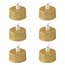 Christmas Decorations 6pcs Led Electronic Candle Night Light Christmas Atmosphere Lights Decoration