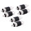 Gerade AV-Stecker-auf-Stecker-Kupplungsadapter, 6 Stück JP 1
