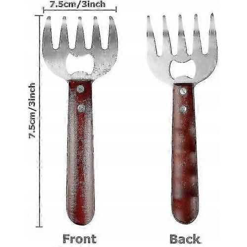 Fleischtrenner, Küchenutensil, Gabel, 2 Stück, rot 2