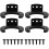 New 4Pcs Microphone Holders Microphone Clip Hook Wall Mount Type Clamp,Microphone Accessories 1