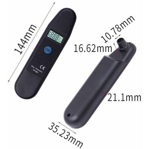 Robusto e durevole manometro digitale per pneumatici Avec Mesure Précise De La Pression Pour Voitures, Camions, Motocycles Et Véhicules De Loisirs 1