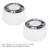 4Pcs/Set High Elasticity PU Fish Board Skateboard Wheels Replacement Accessorieswhite with pattern 4