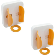 2 Pcs Electric Toothbrush Holder, Self-adhesive Wall Mounted Bathroom Toothbrush Holderorange