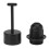 10Pcs E27 Light Base Socket Copper Core High Temperature Resistance E27 Light Holder Base with Lamp Sleeve for DIY Black 2