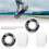 4Pcs/Set High Elasticity PU Fish Board Skateboard Wheels Replacement Accessorieswhite with pattern 5