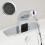 Automatic Infrared Sensor Faucet Kitchen Bathroom Sink Cold Water Tap with Control Box 4