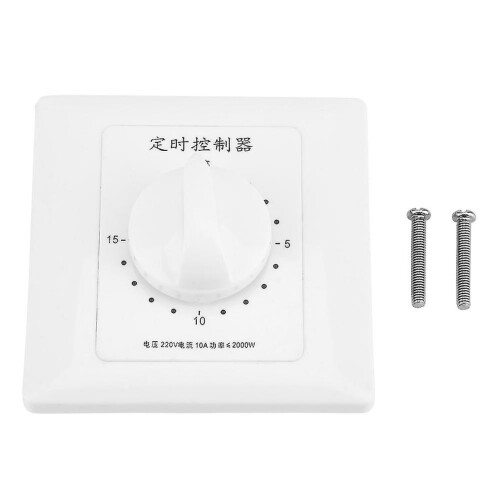 220V 15Minutes Water Pump Timer Mechanical Countdown Indoor Intelligent Time Switch Control 1