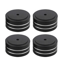 4x aluminium HiFi speaker feet/pad amplifier isolation stand feet spikes jy