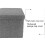Foldable Storage Ottoman Multifunctional Storage Bench Footstool Seat with CoverBig 4