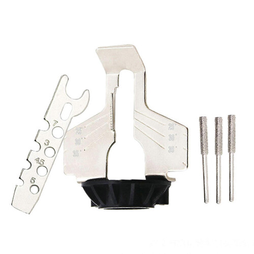 Electric Chainsaw Sharpener Grinder Attachment Set - High-Speed Steel, Quick and Efficient Sharpening
