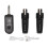 Wireless Microphone Transmitter Receiver XLR Microphone Wireless System Rechargeable Wireless Mic Adapter for Mixer Dynamic Mic 6.35mm Interface 2