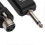Wireless Microphone Transmitter Receiver XLR Microphone Wireless System Rechargeable Wireless Mic Adapter for Mixer Dynamic Mic 6.35mm Interface 4