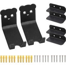 Bike Wall Mount Rack Pedal Hooks For Electric, Hybrid, Mountain, Road Bikes - Horizontal Wall Mount Bike Rack For Indoor Garage And Home