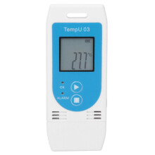 Rechargeable LCD USB Temperature & Humidity Data Logger with PDF/CSV Reports