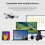 Multifunctional Memory Card Reader Storage Box 2-in-1 5Gbps High-Speed TF/SD Card Reader Carrying Case Holder Type-C Interface IP54 Waterproof 6