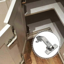 Corner Folded Folding Kitchen Cabinet Cupboard Door Degree Hinge 135