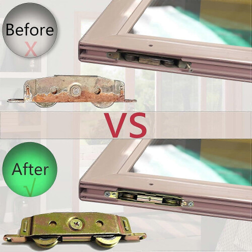 High quality brand new  2 Pack Sliding Glass Door Rollers Replacement, 1-1/4" 2